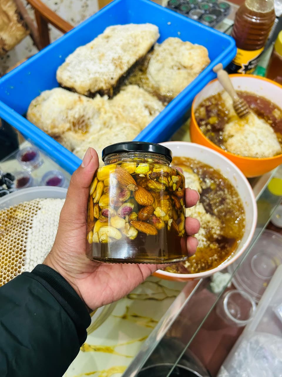 Dry Fruits Honey Pure Honey Blended with Premium Mixed Nuts